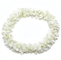 DOUBLE WHITE ORCHID LEI