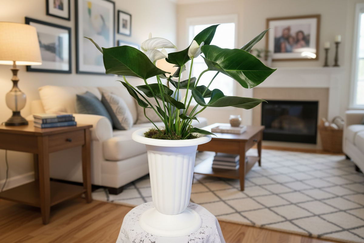 White Anthurium Andreanum