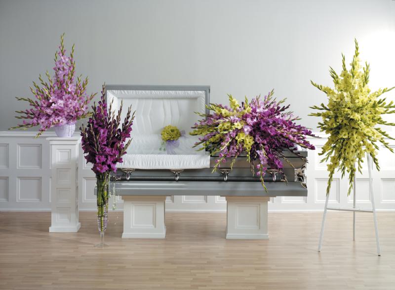 Gladiola Funeral Package – LeLe Floral