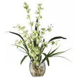 Dancing Lady Orchid Liquid Illusion Silk Flower Arrangement