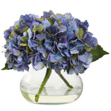 Blooming Hydrangea W/Vase