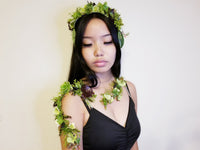 Wearable Flowers – Succulents cascading floral tattoo that would wrap over her shoulder.