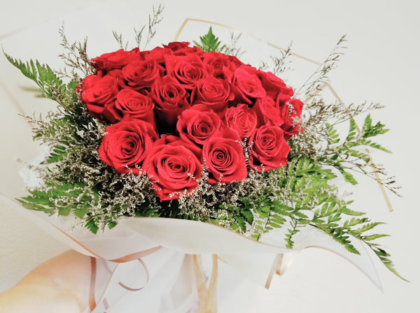 30 Fragrant Red Roses Bouquet