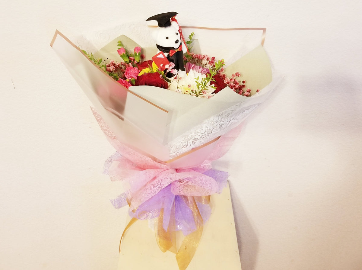 Congratulations & Best Luck Bouquet – LeLe Floral