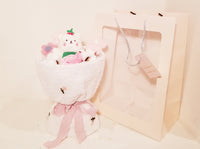 White Rabbit Cartoon Doll Plush Bouquet