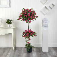 5' Mini Bougainvillea Topiary - Artificial Plant