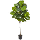 54” Fiddle Leaf Artificial Tree (Real Touch)