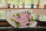 Blushing Affection: Pink or Lavender Chrysanthemum Bouquet