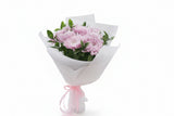 Blushing Affection: Pink or Lavender Chrysanthemum Bouquet