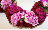 Double Mixed Colors Carnations Lei