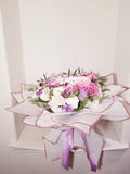Cream white pink and Lavender bouquet