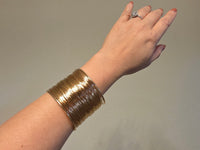 Gold Cuff Bracelet Corsage