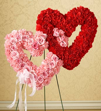 Pink & Red Double Heart – LeLe Floral