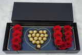 Luxury red rose I love U box for Valentine’s Day flower delivery in Sacramento
