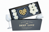 Luxury white rose I love U box for Valentine’s Day flower delivery in Sacramento
