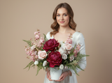 Luxury Designer's Choice flower arrangement for Mother's Day annual subscription delivery by LeLe Floral.