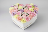 Pastel Roses and Seasonal Heart box