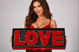Eternal Amour™ Preserved Red Rose LOVE Box