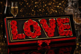 Eternal Amour™ Preserved Red Rose LOVE Box