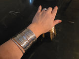 Silver Cuff Bracelet Corsage