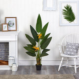 4.5’ Bird Of Paradise Artificial Plant