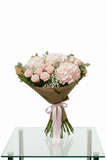 Monochromatic Symphony Hydrangeas Bouquet