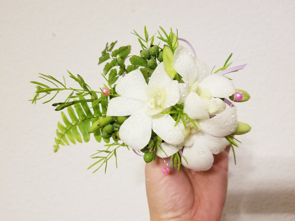 Fresh Flower Rings Fresh Flower Ring - Orchid Ring – LeLe Floral