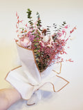 Blush, Pink and Cream Dried Flowers Bouquet