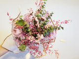 Blush, Pink and Cream Dried Flowers Bouquet