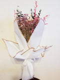 Blush, Pink and Cream Dried Flowers Bouquet