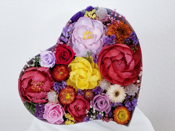 SWEETHEART | Preserved/Dried Flower Box (Medium Size)