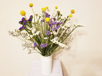 Lemon Drop - Mixed Dried Flower Arrangement
