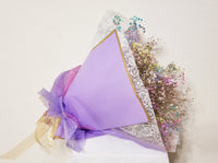 Natural Dried Rainbow Baby's Breath Lavender Bouquet (Korean Style)