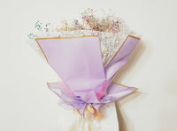 Natural Dried Rainbow Baby's Breath Lavender Bouquet (Korean Style)