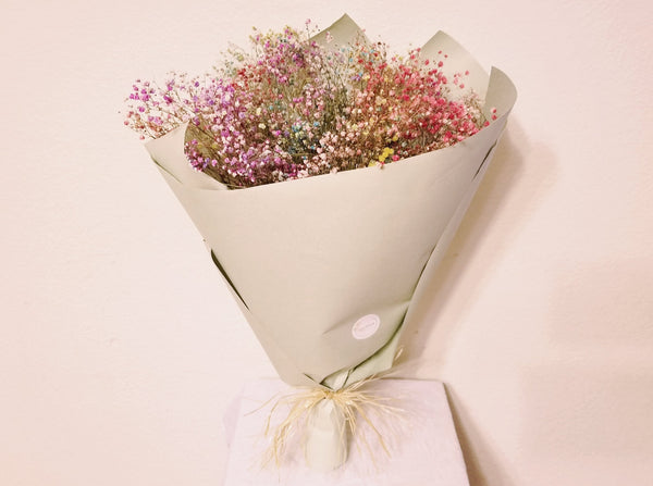  Dried Flowers Babys Breath Bouquet, 3000+ Natural Baby