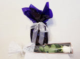 Single Rose Bouquet & Lindt Lindor Chocolates Truffles (50 Counts)