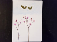 Handmade Pressed Flowers Cards