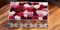 ELEGANT BURGUNDY COLLECTION (PRESERVED FLOWERS BOX)