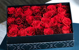 PURE RED ROMANTIC COLLECTION (PRESERVED FLOWERS BOX)